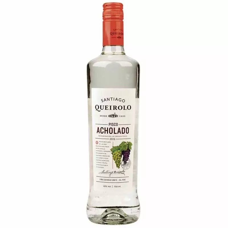 Pisco Santiago Queirolo Acholado 750ml
