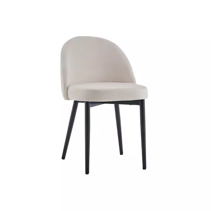 Silla Tapizada Sybil base negra