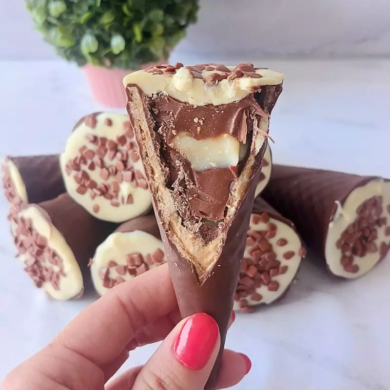 Cone Ninho com Nutella