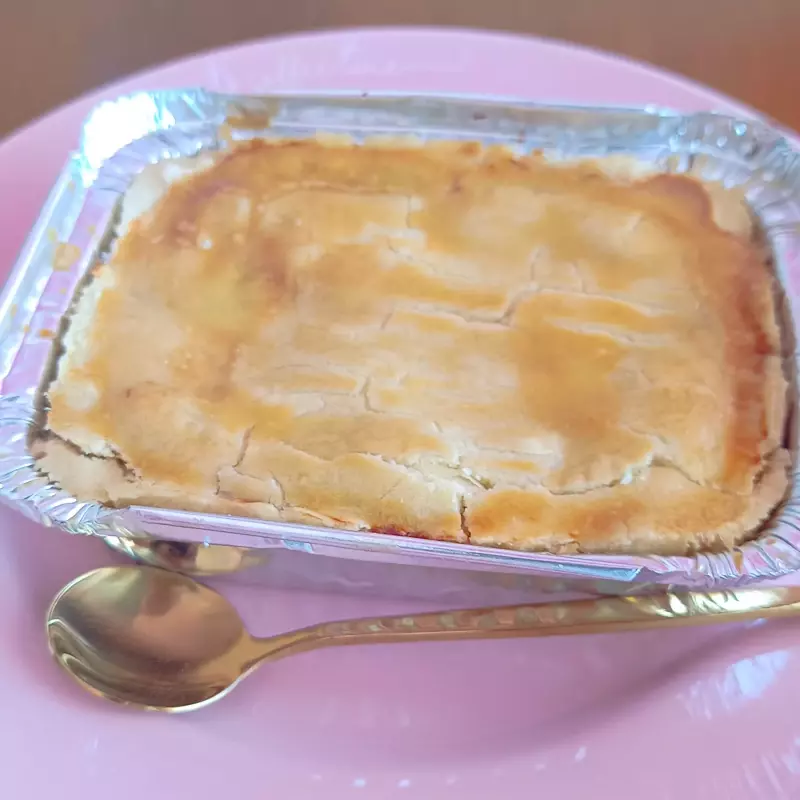 Empadão de carne seca com catupiry