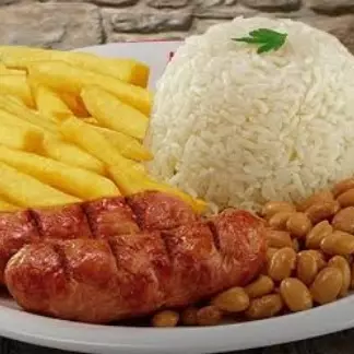 🍽️Almoço com linguiça