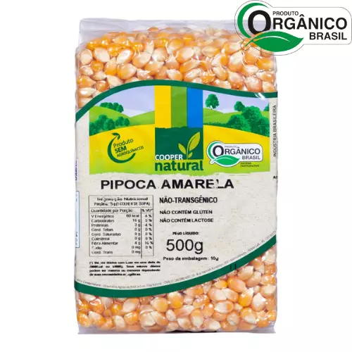 Pipoca Orgânica 500g