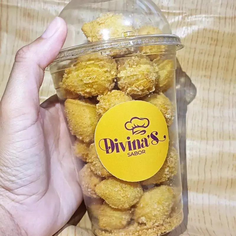 Copo de coxinha de frango