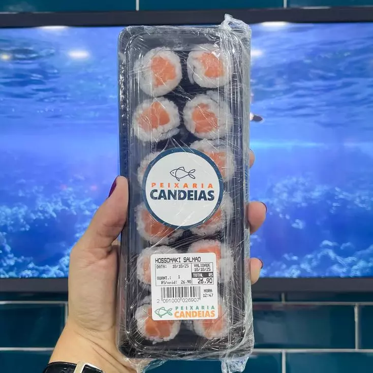 HOSSOMAKI SALMÃO 12 PEÇAS