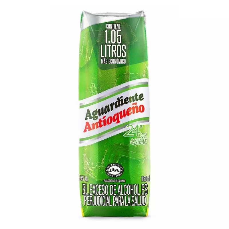 Aguardiente antioqueño Verde x 1000ml