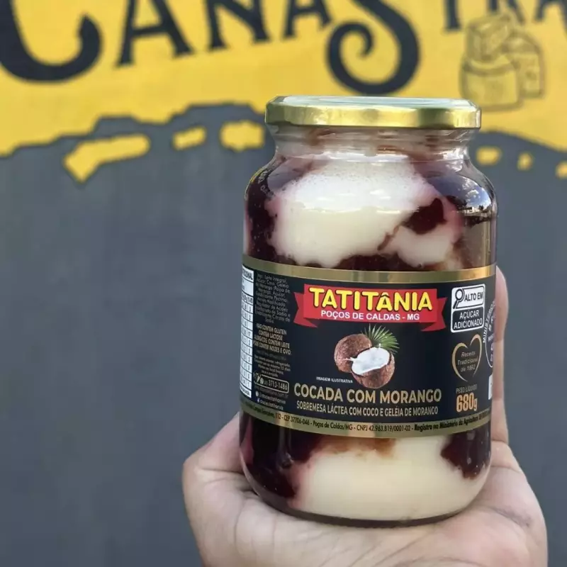 COCADA C MORANGO 680G