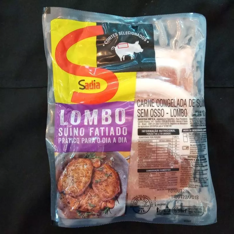 Lombo Suíno Fatiado 600g