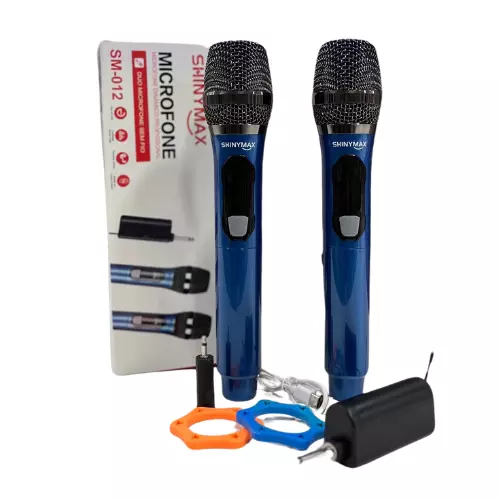 MICROFONE DUPLO S/FIO SM-012