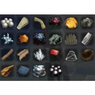 Um Cofre de Recursos sortidos