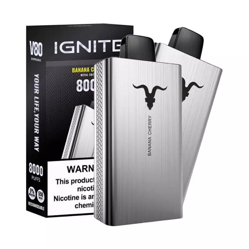 IGNITE 8000 Puffs Metal edition