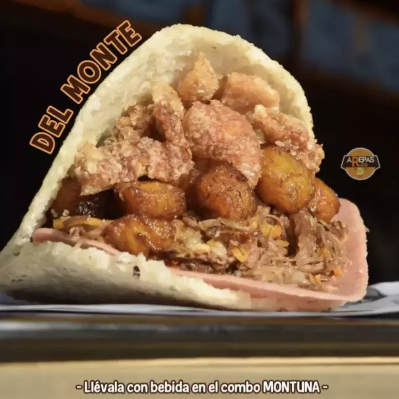 AREPA MONTUNA + BEBIDADA