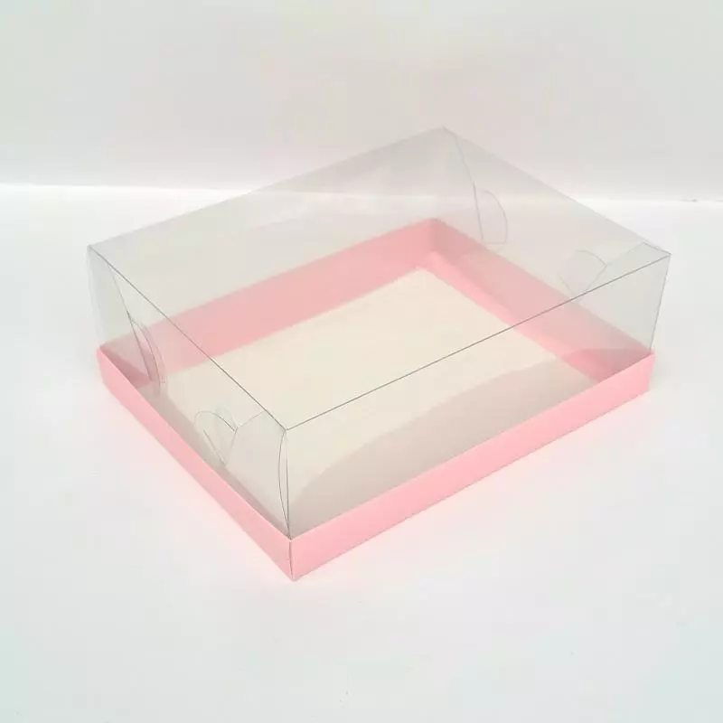 Caja tabla de queso pequeña rosada