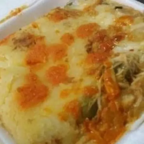 Batata Recheada Bacon com Cheddar