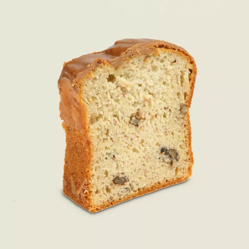 Budín de Banana con ddl y frutos se