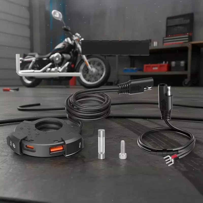 CARGADOR USB PARA MOTO 18W