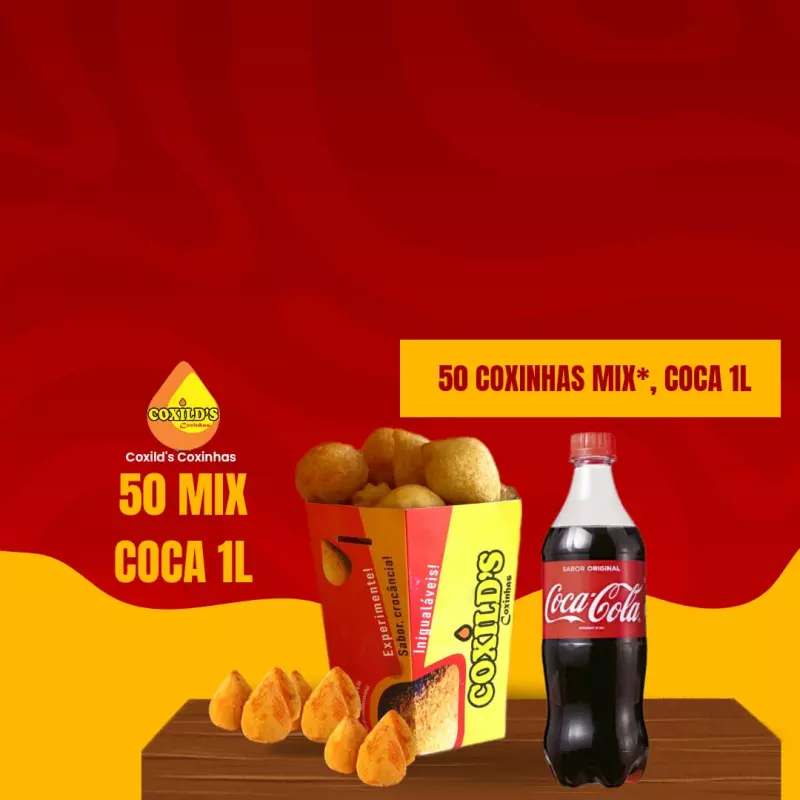 50 MIX + COCA 1 LITRO