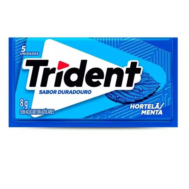 chiclete trident HORTELA cx 21 unid