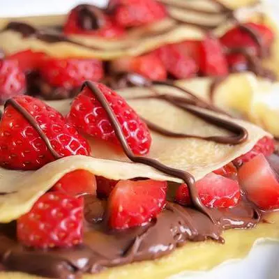 Crepe Nutella e Fruta