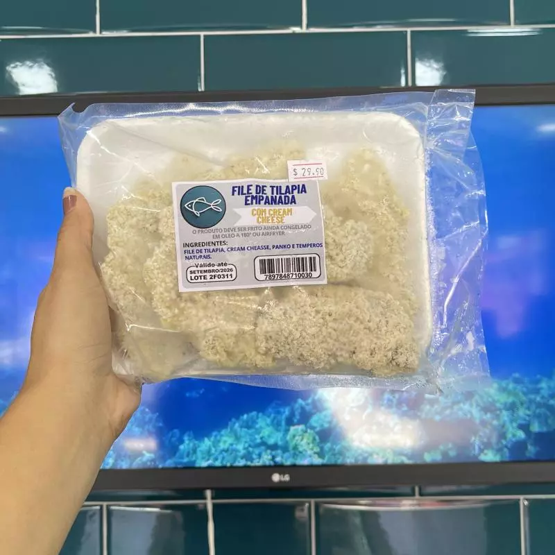 Filé de tilápia EMP com Cream cheese
