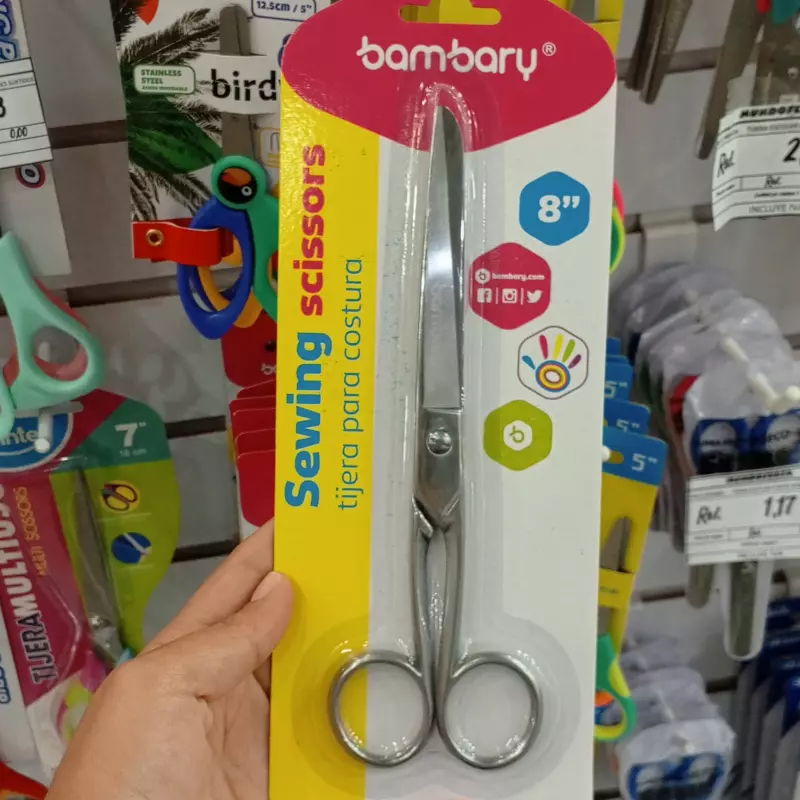 Tijera de costura 8" Bambary