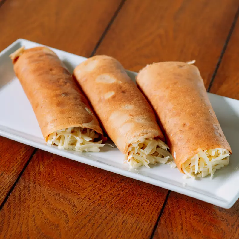 Panquecas con Queso