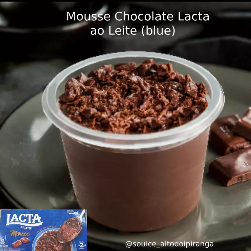 Mousse Chocolate Lacta ao Leite