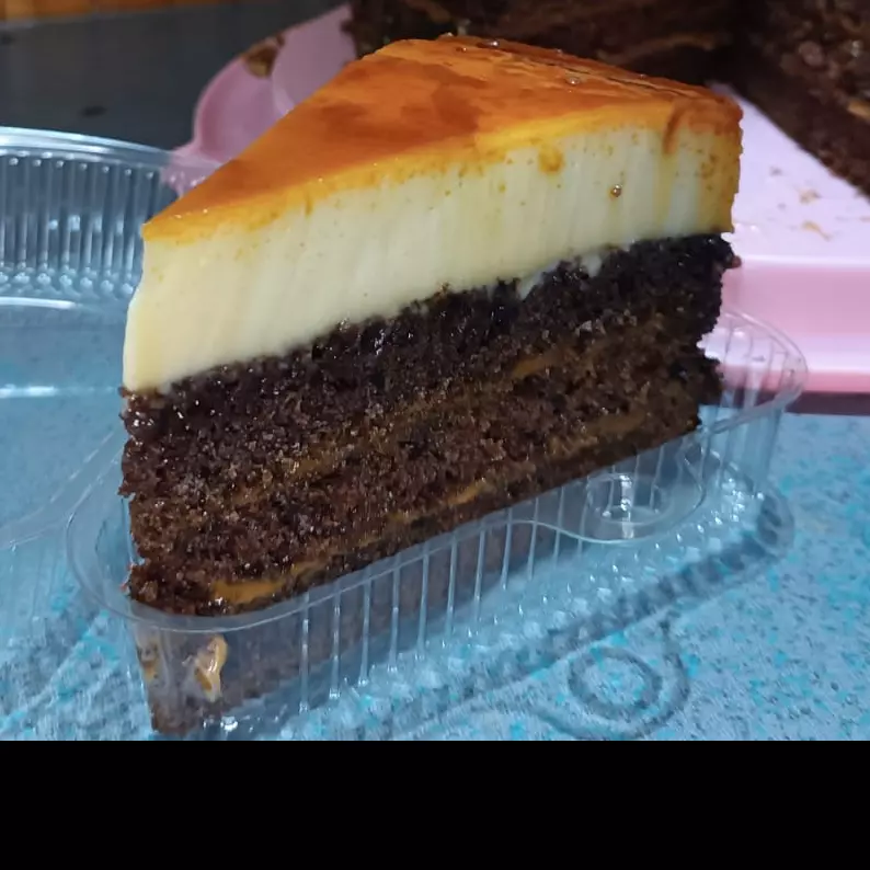 Chocoflan c/ dulce de leche