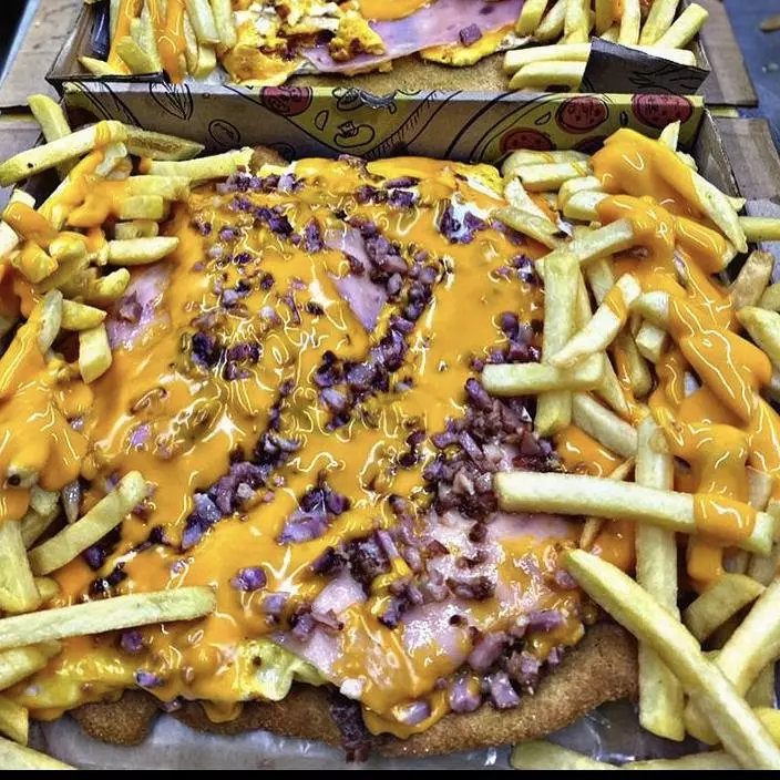 Mila pollo a caballo para 4