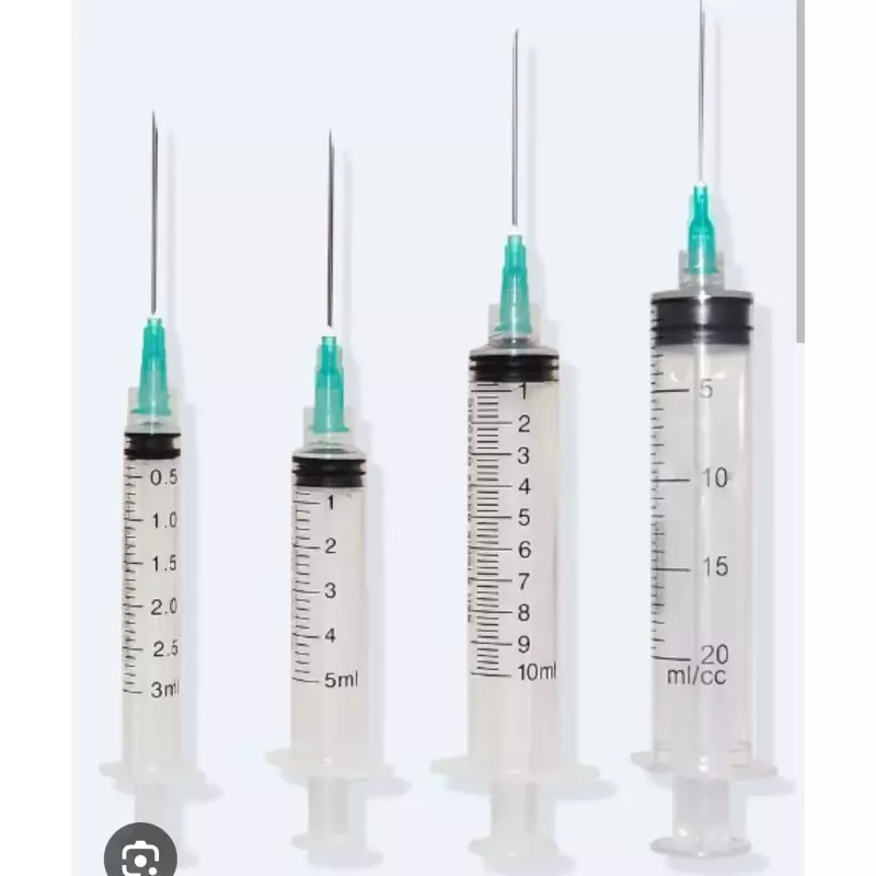 Jeringa con Aguja Desechable
