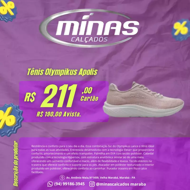 Tênis Olympikus Vertice Mist R43606