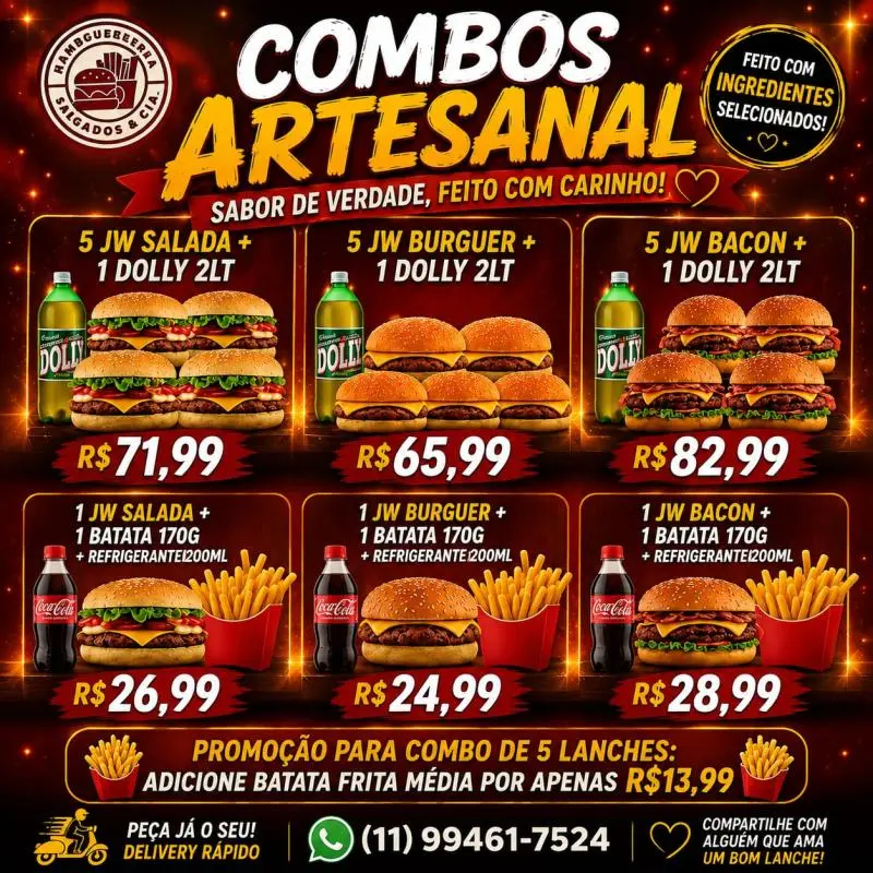 combos hamburguer artesanal(copy)