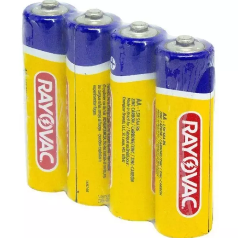 4x Pilha  Rayovac AA