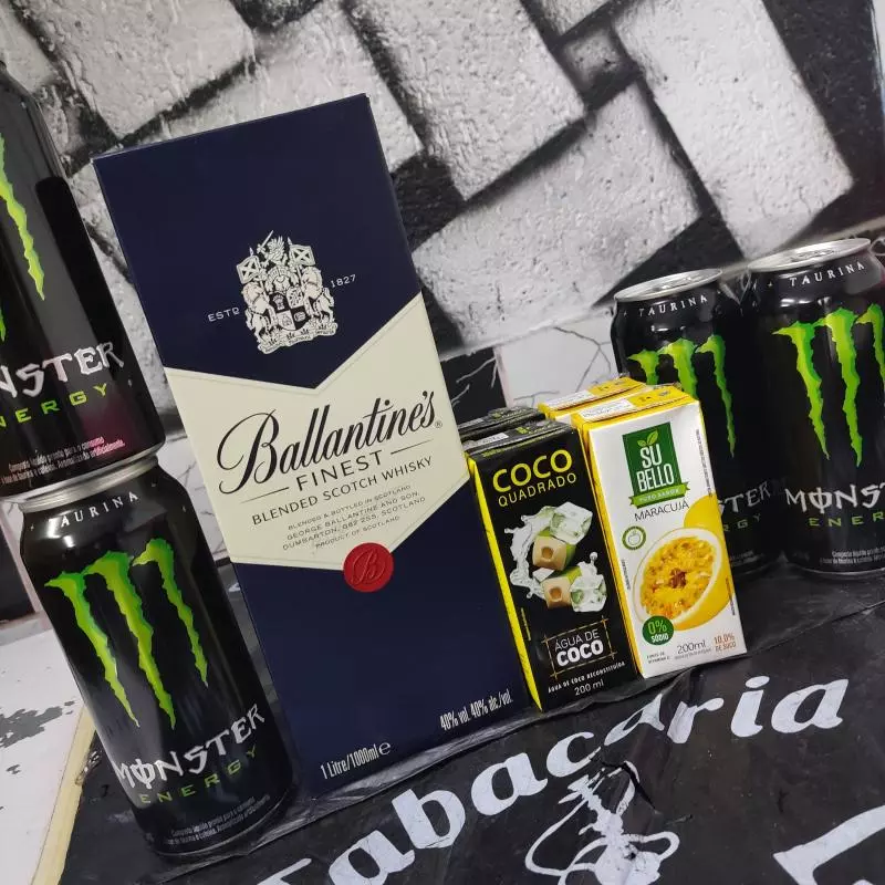 COMBO BALLANTINE'S 8 ANOS / MONSTER