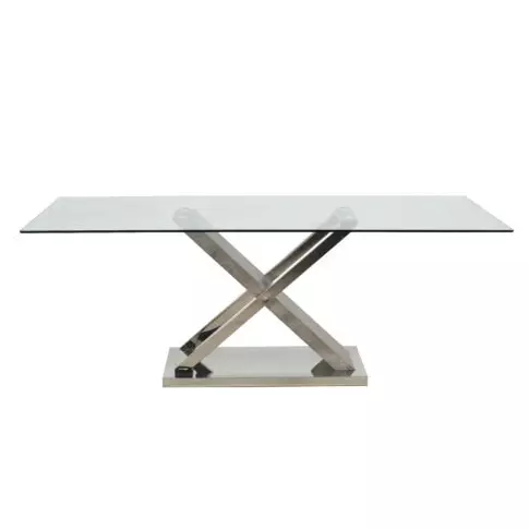 Mesa Delta Vidro 200x100cm