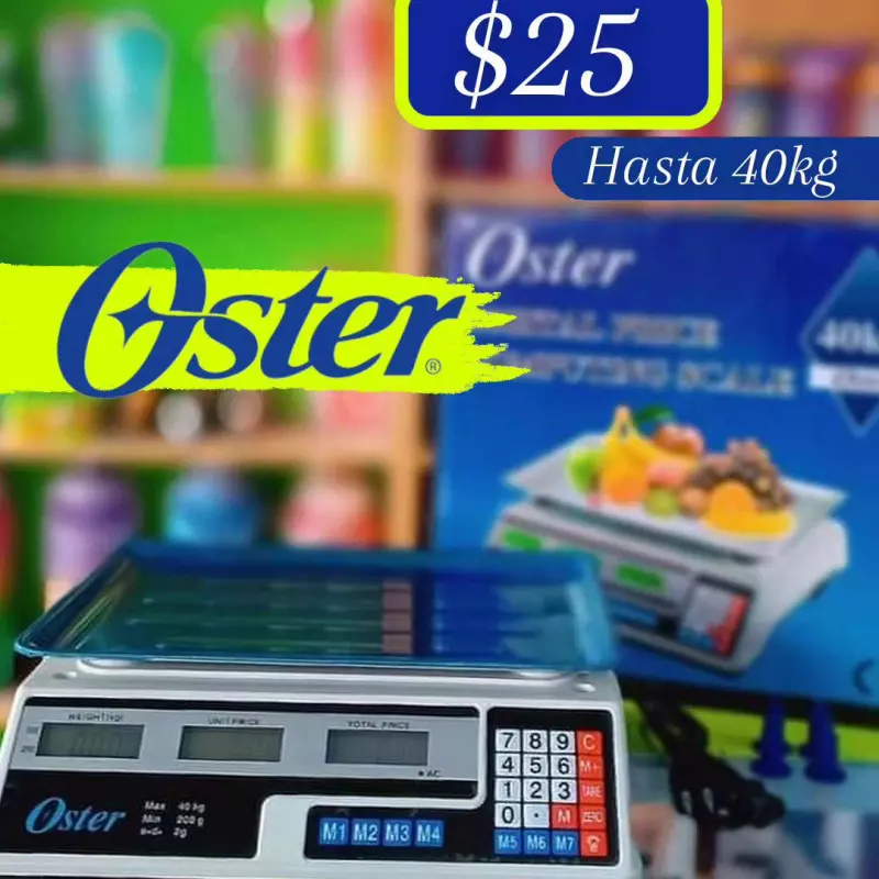 Peso charcutero Oster