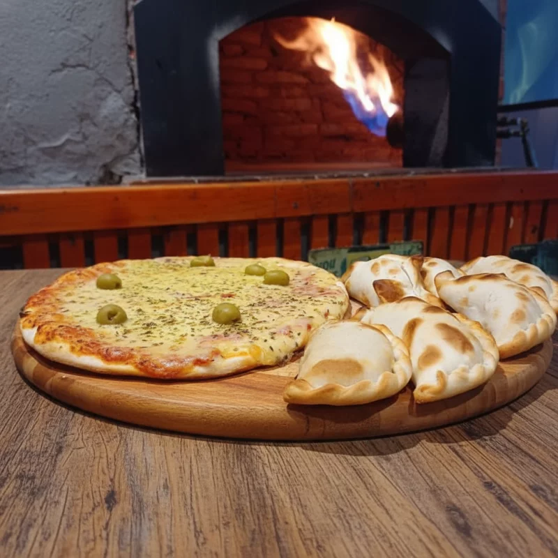 1 Muzzarella + 12 Empanadas