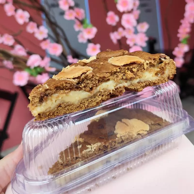 Fatia Cookie de chocolate branco