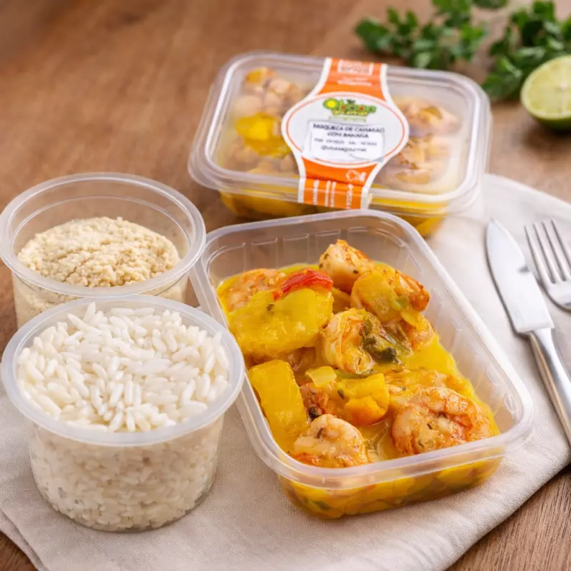 Moqueca de Camarão com Banana