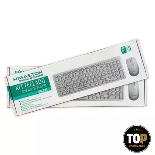 Kit Teclado e Mouse Wireless H'maston 520(cópia)