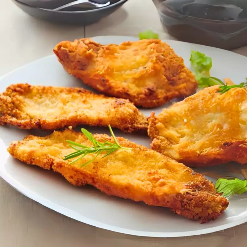 FILÉ DE FRANGO EMPANADO