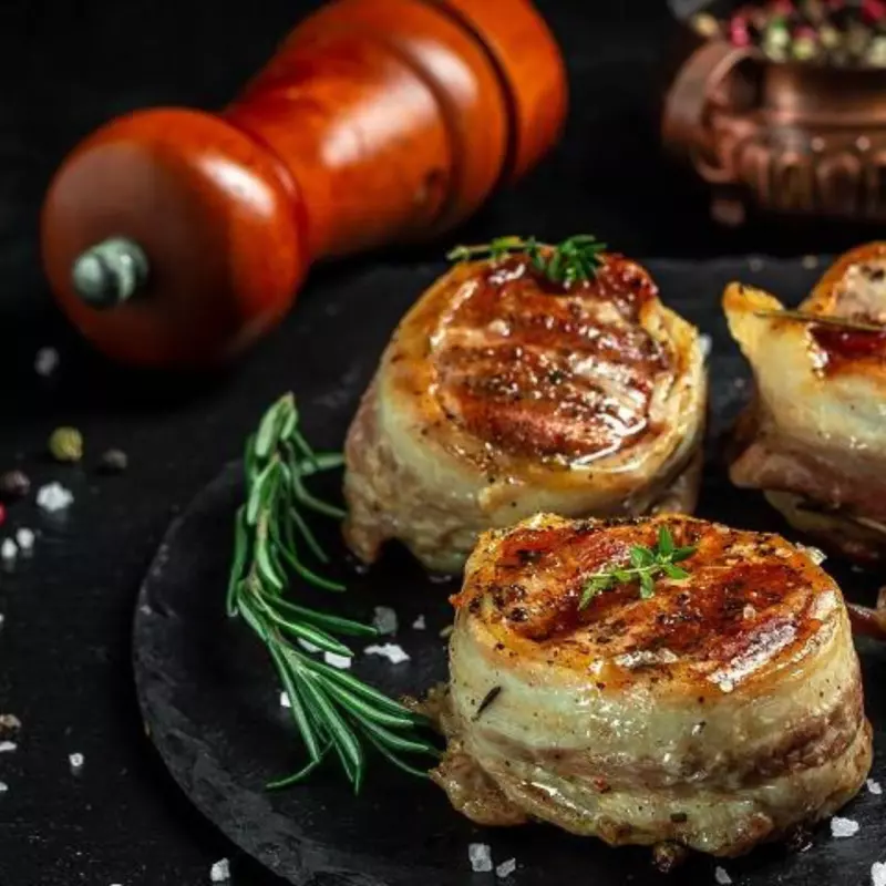 Medalhão de Frango com Bacon