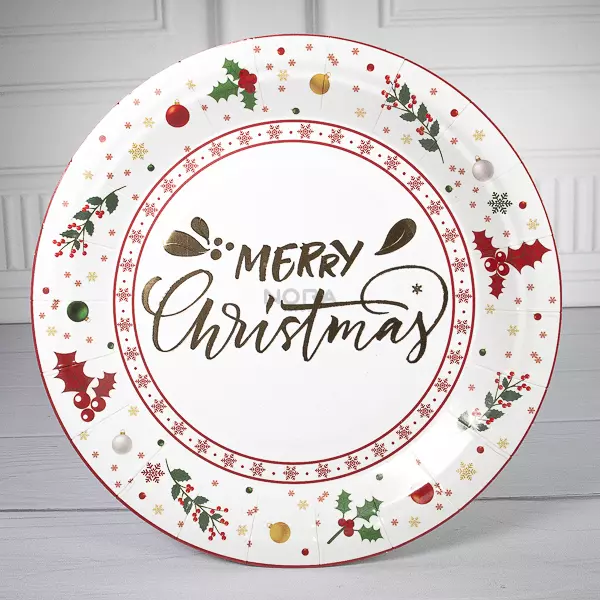 Platos Blanca Navidad PKN-24