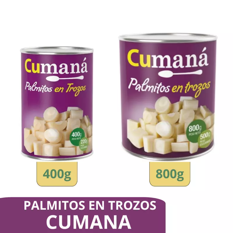 Palmito En Trozos CUMANÁ