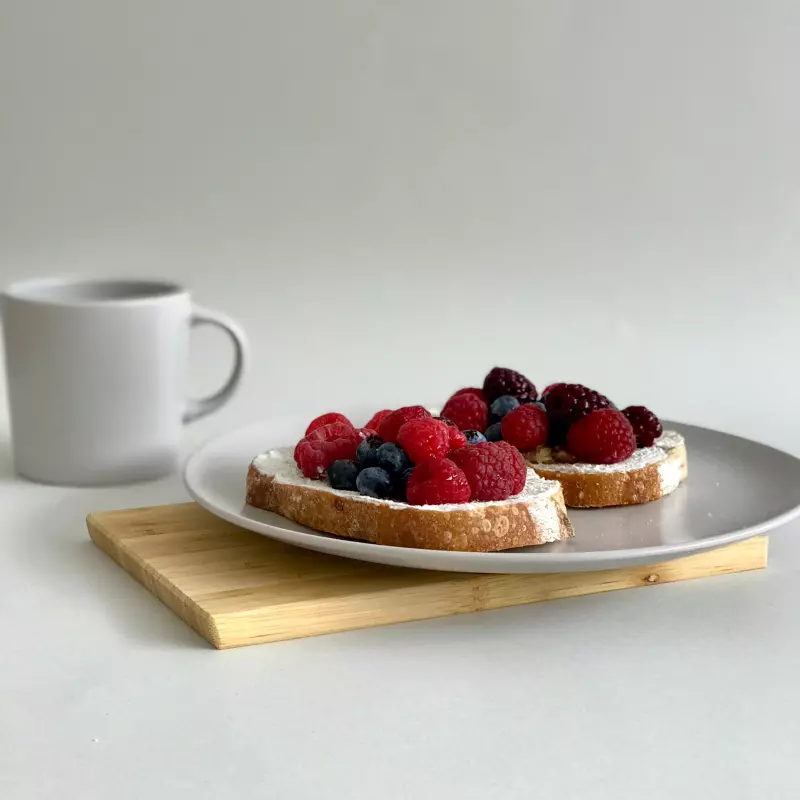 HONEY  FRAMBUESA TOAST, VEGANO