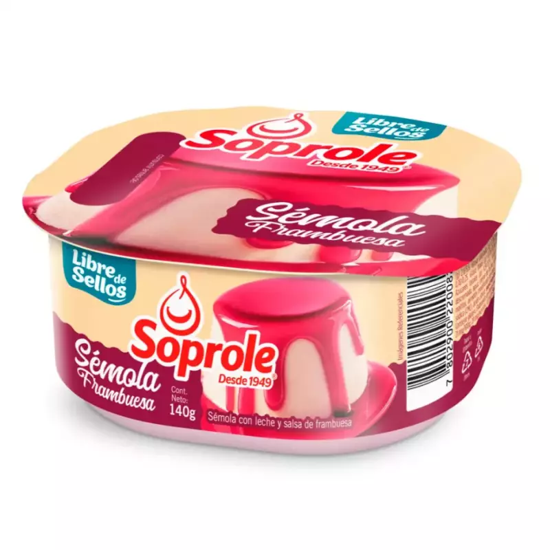 Sémola salsa frambuesa