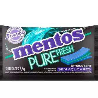 Chiclete Mentos 8,5g.