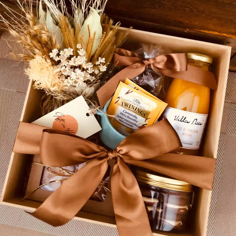 CESTA DE FLORES SABORES DO CAMPO