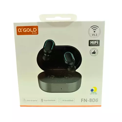 FONE DE OUVIDO BLUETOOTH GOLD FN-B06