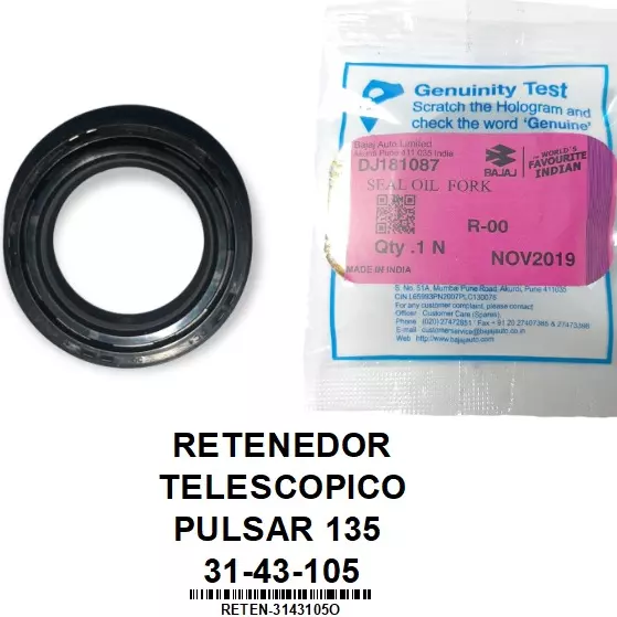 RETENEDOR TELESCOPICO PULSAR 135