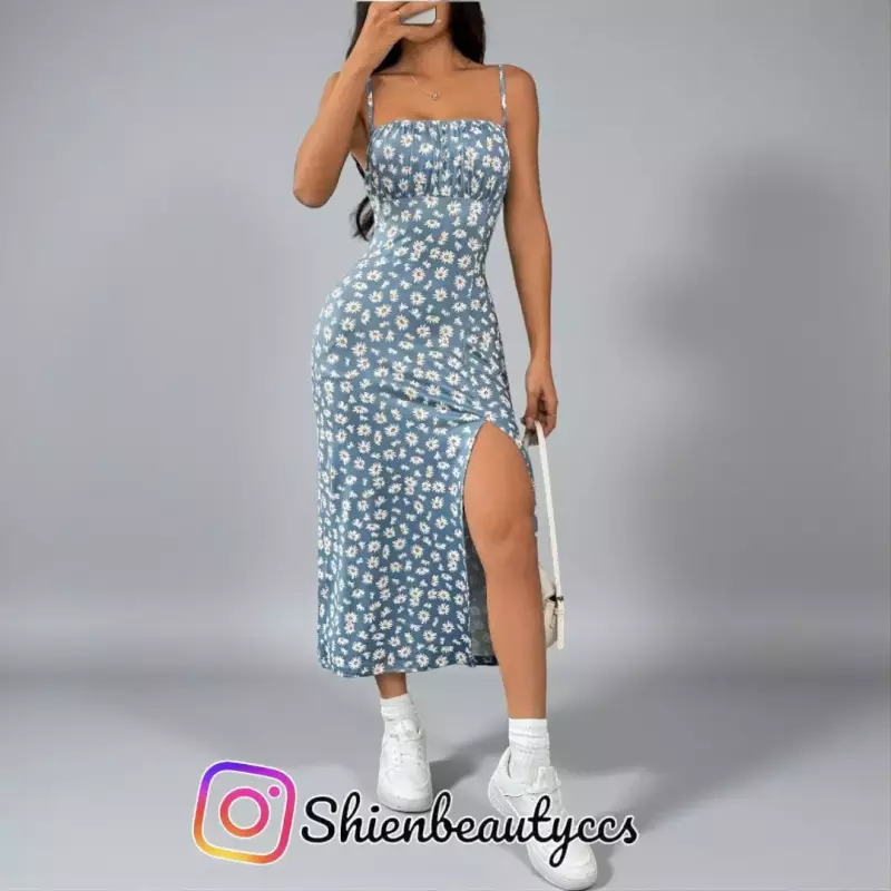 Vestido Estampado de Flores